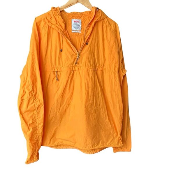 FJäll Raven Other - FJäll Raven Orange High Coast Wind Anorak Wind Breaker Men’s XL 82463 #762